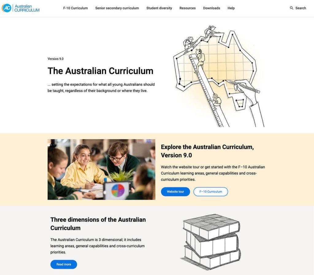 Australian Curriculum website